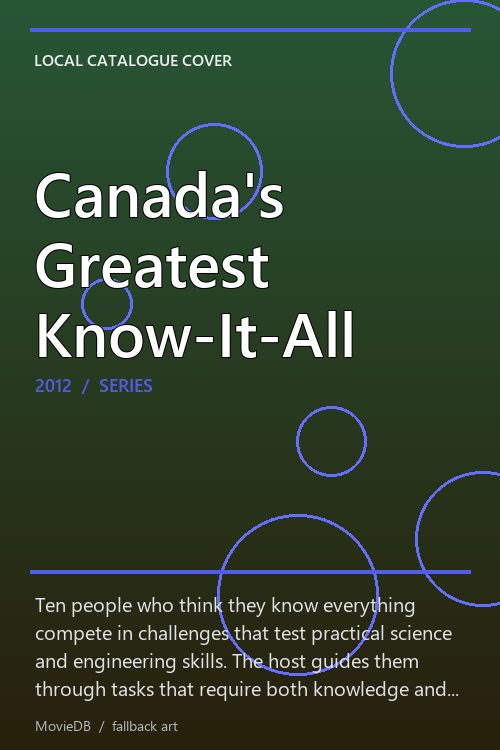 Canada's Greatest Know-It-All poster