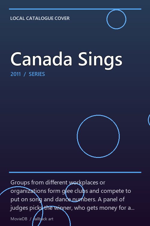 Canada Sings poster