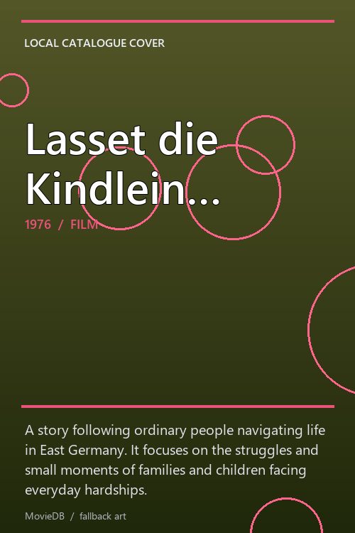 Lasset die Kindlein… poster