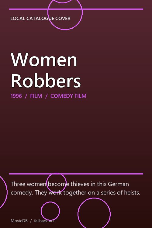 Women Robbers poster
