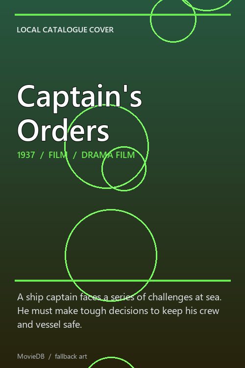 Captain's Orders poster