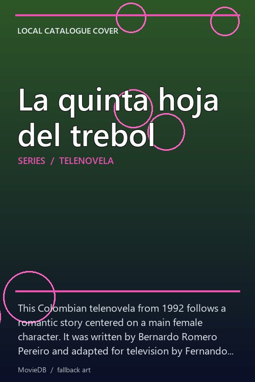 La quinta hoja del trebol poster