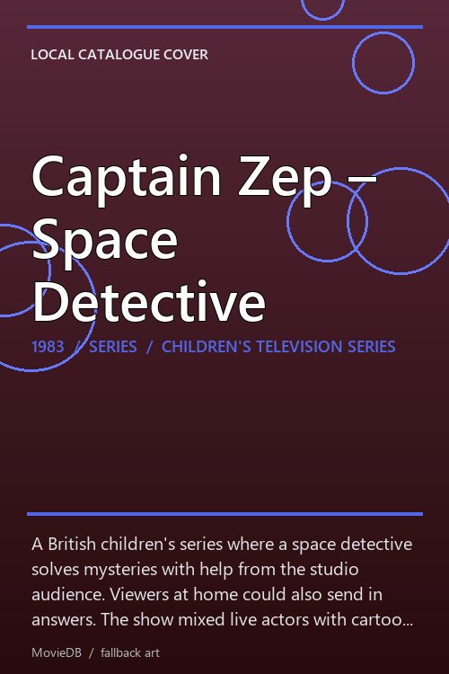 Captain Zep – Space Detective poster