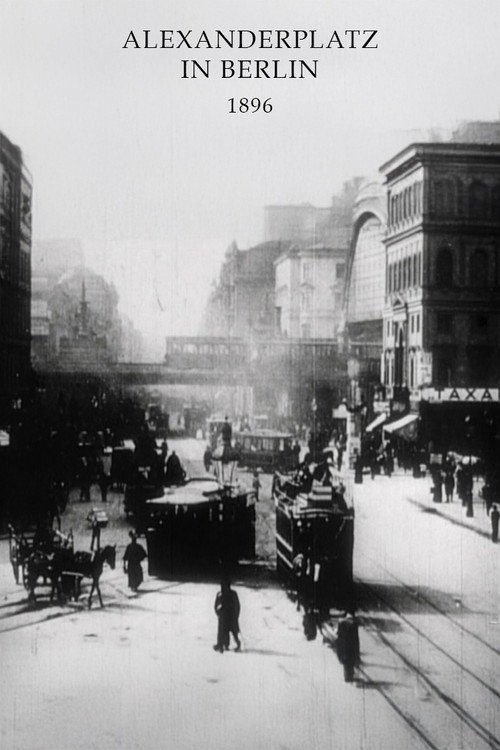 Leben und Treiben am Alexanderplatz in Berlin poster