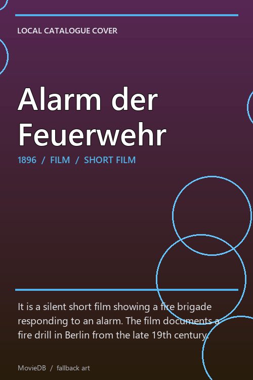 Alarm der Feuerwehr poster