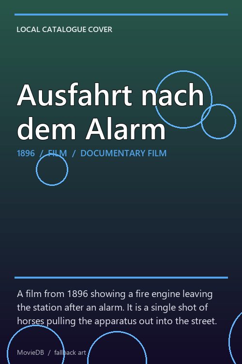 Ausfahrt nach dem Alarm poster
