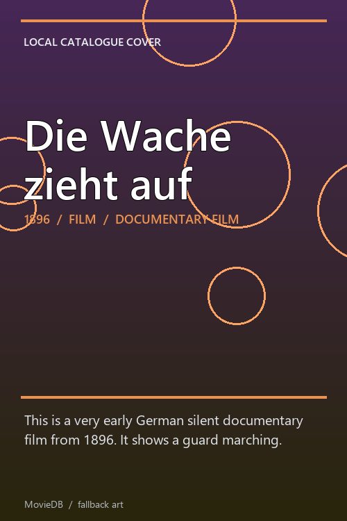 Die Wache zieht auf poster