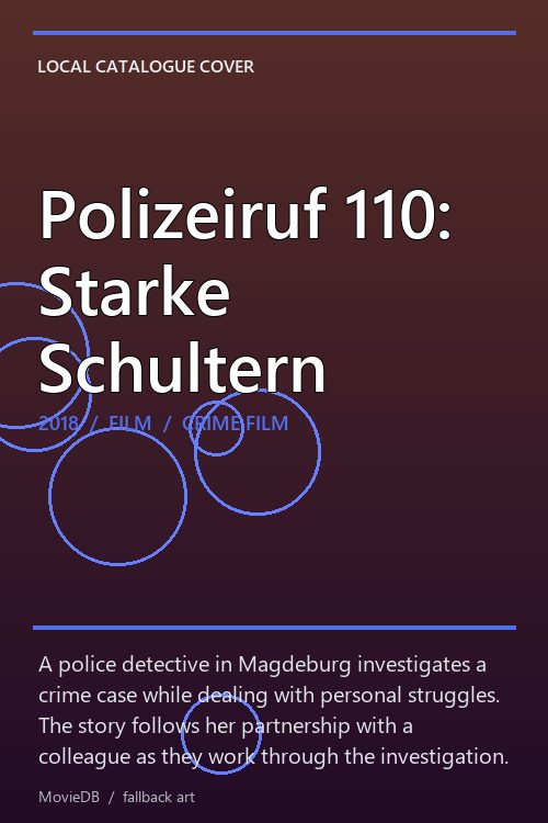 Polizeiruf 110: Starke Schultern poster