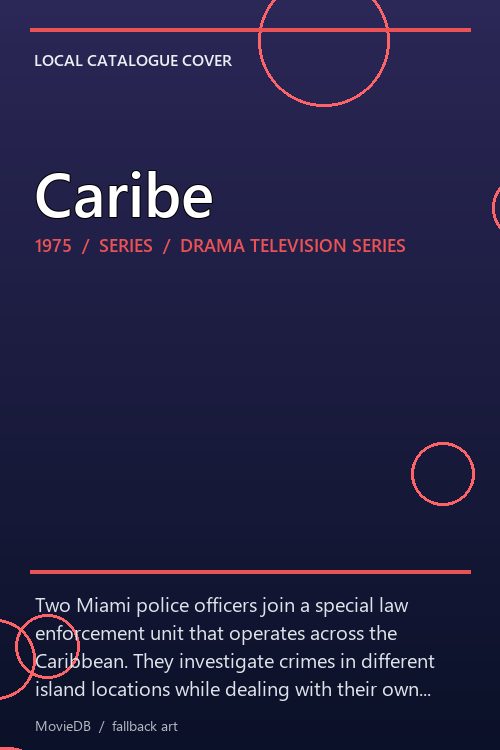 Caribe poster