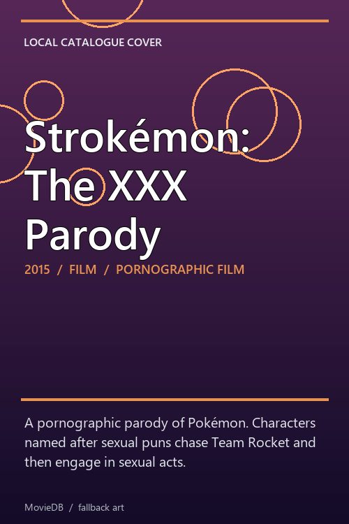 Strokémon: The XXX Parody poster