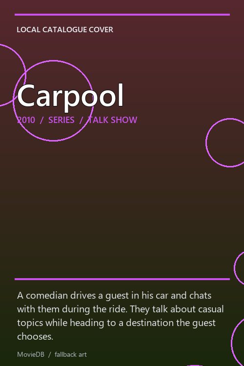 Carpool poster