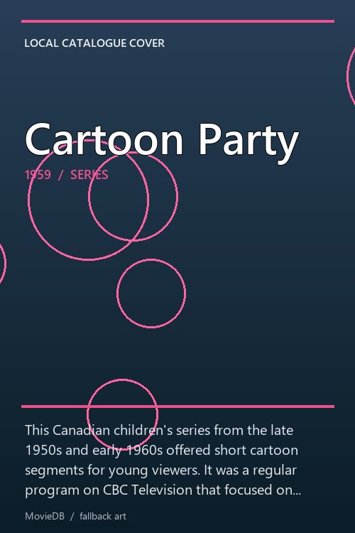 Cartoon Party poster