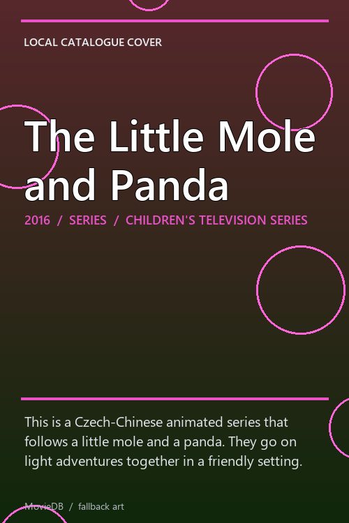 The Little Mole and Panda poster