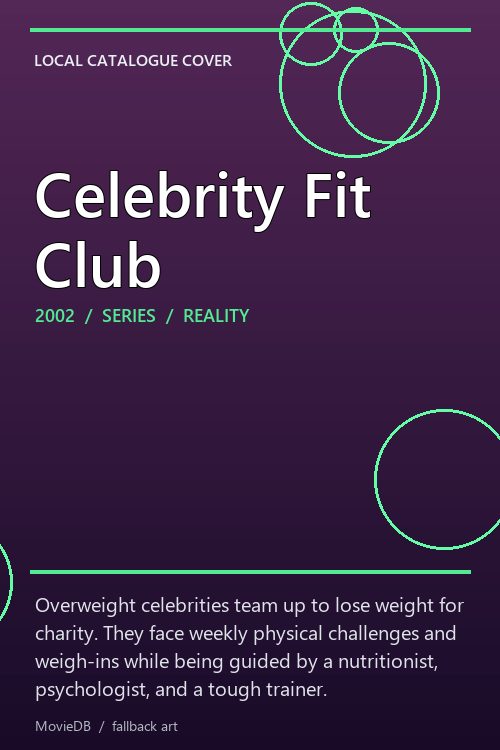 Celebrity Fit Club poster