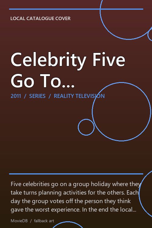 Celebrity Five Go To... poster