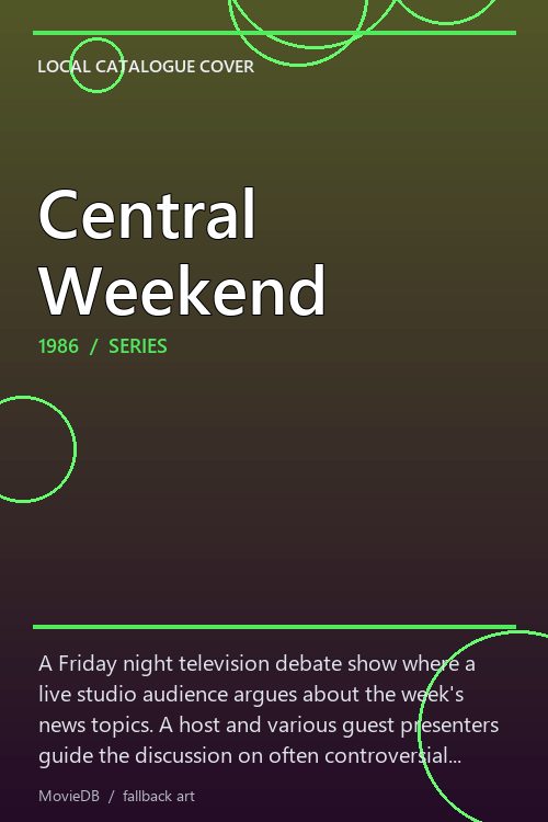 Central Weekend poster