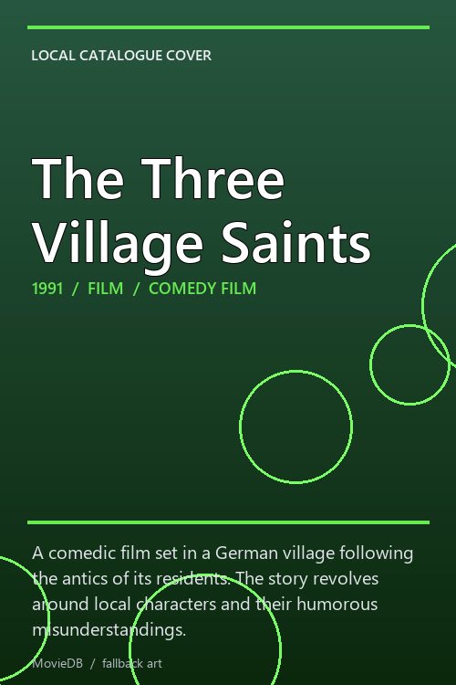 The Three Village Saints poster