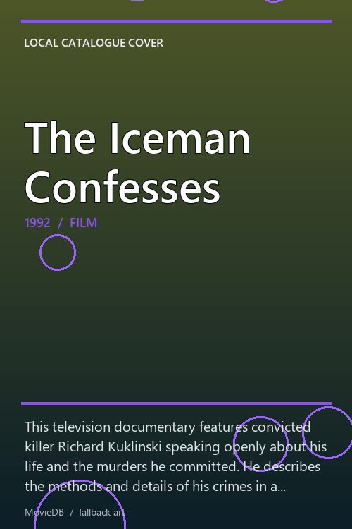 The Iceman Confesses poster