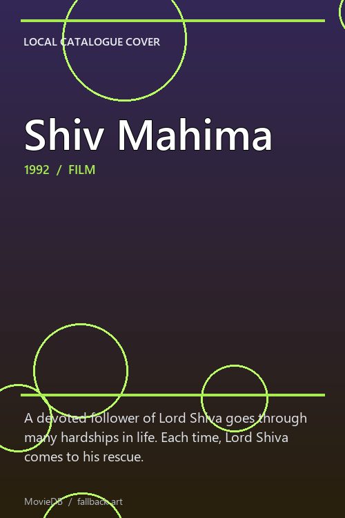 Shiv Mahima poster