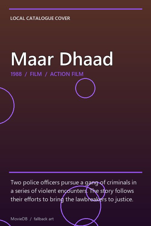 Maar Dhaad poster