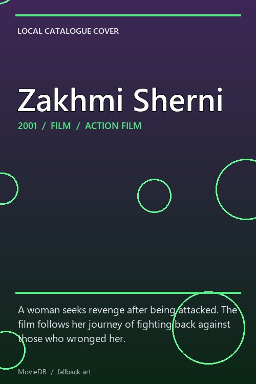 Zakhmi Sherni poster
