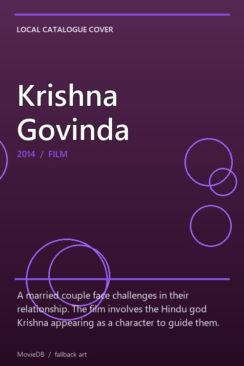 Krishna Govinda poster