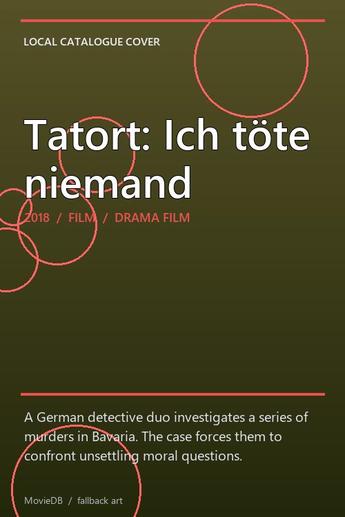 Tatort: Ich töte niemand poster