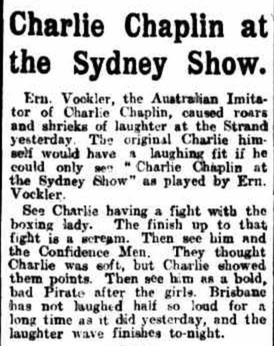 Charlie at the Sydney Show poster