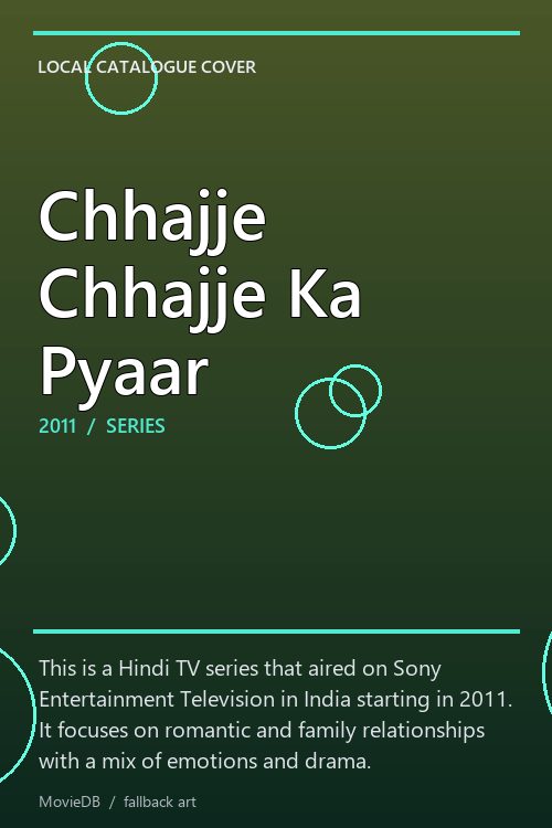 Chhajje Chhajje Ka Pyaar poster