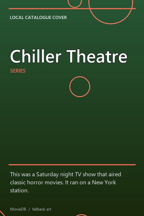 Chiller Theatre poster