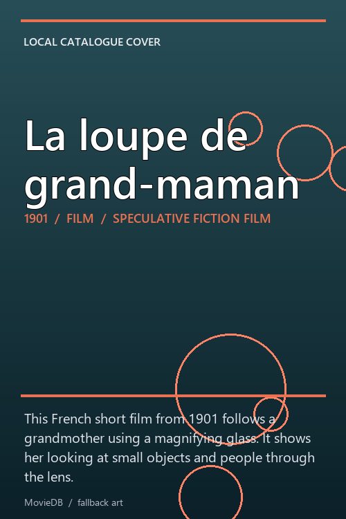 La loupe de grand-maman poster