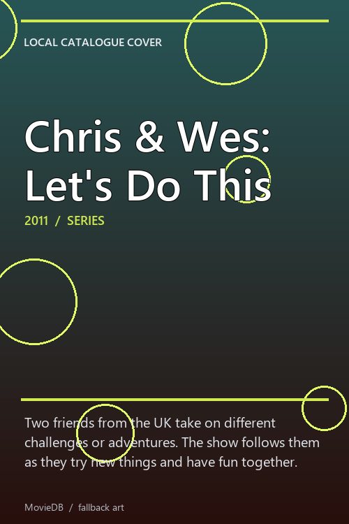 Chris & Wes: Let's Do This poster