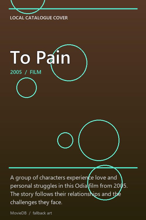 To Pain poster