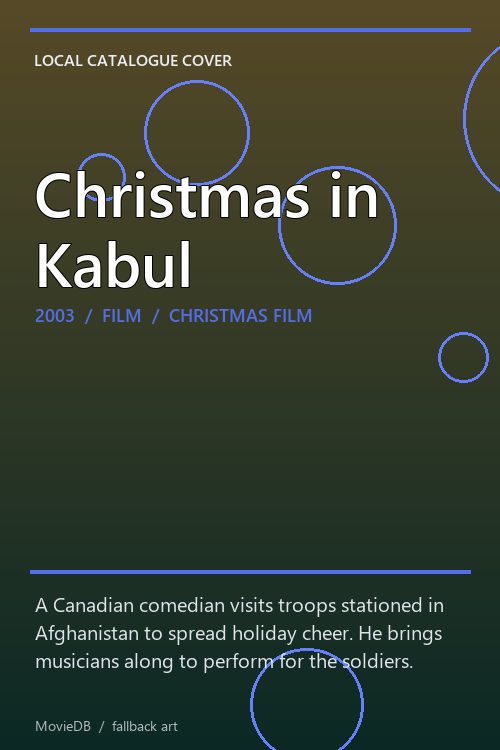 Christmas in Kabul poster