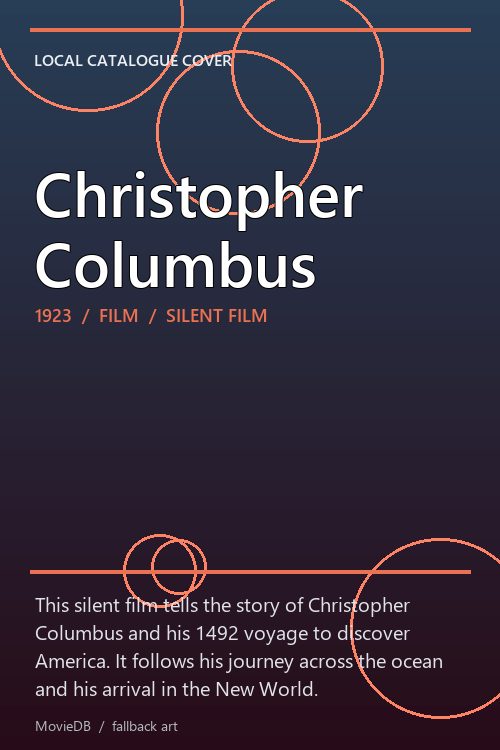 Christopher Columbus poster
