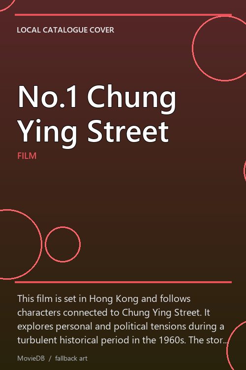No.1 Chung Ying Street poster