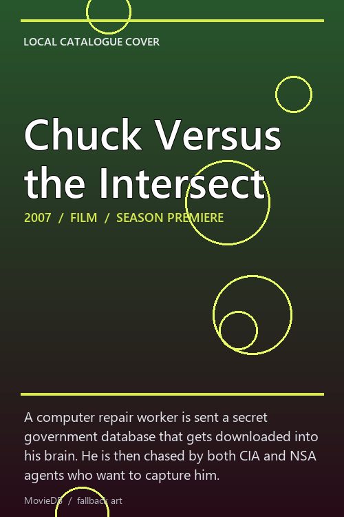 Chuck Versus the Intersect poster
