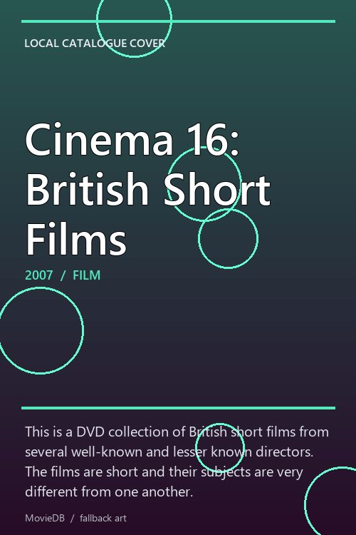 Cinema 16: British Short Films poster
