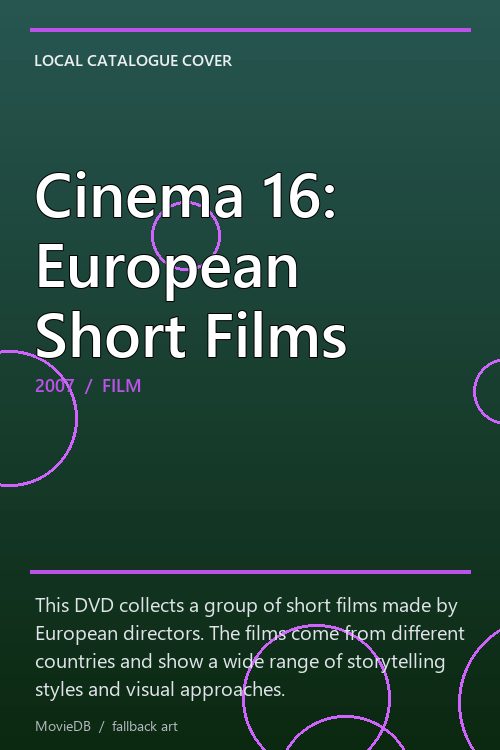 Cinema 16: European Short Films poster