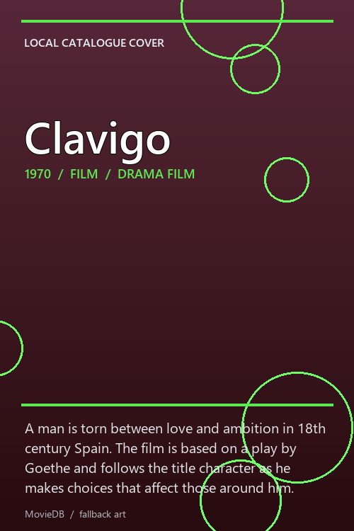 Clavigo poster