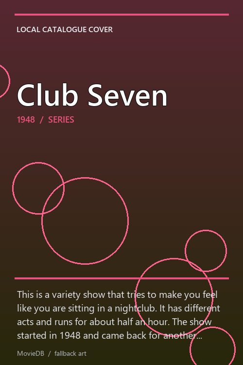 Club Seven poster