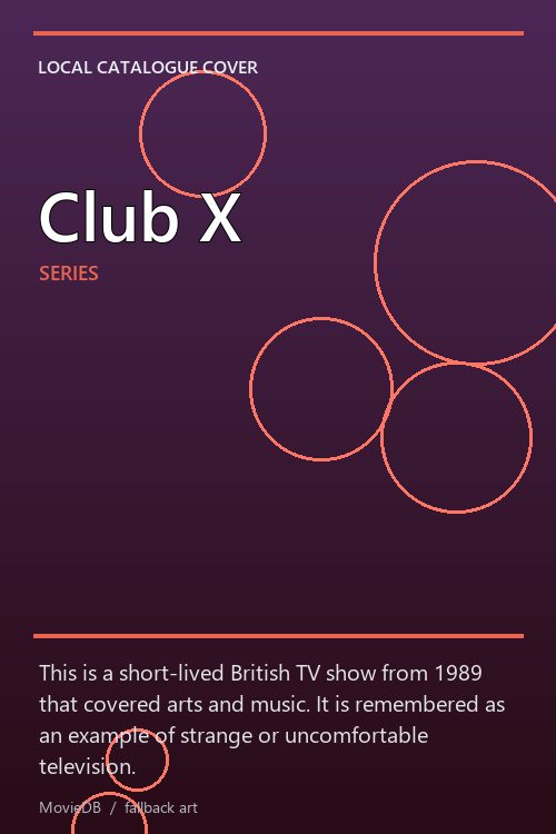 Club X poster