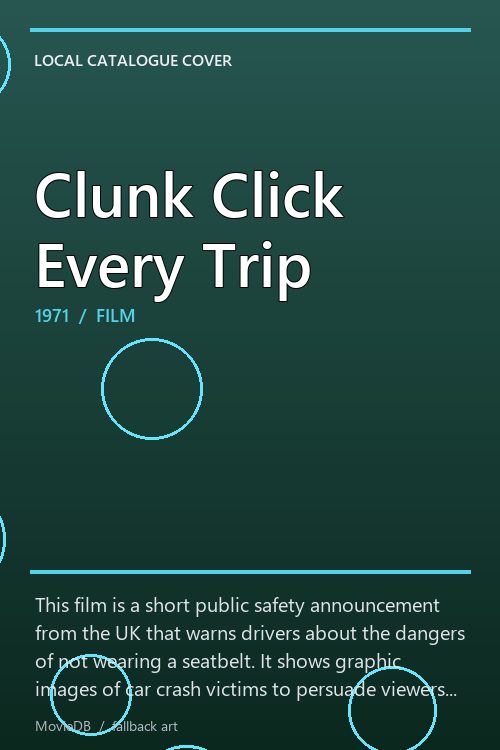 Clunk Click Every Trip poster