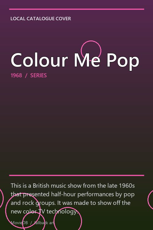 Colour Me Pop poster