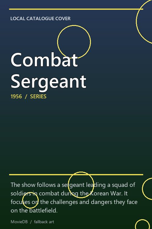 Combat Sergeant poster