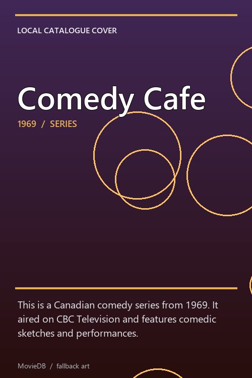 Comedy Cafe poster