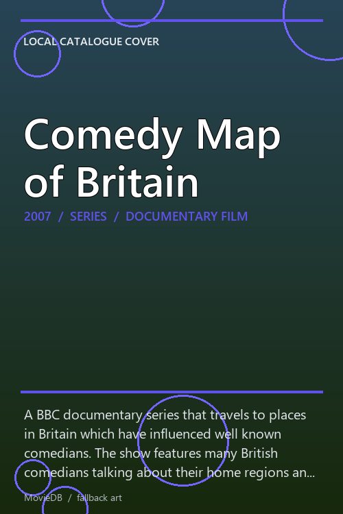 Comedy Map of Britain poster