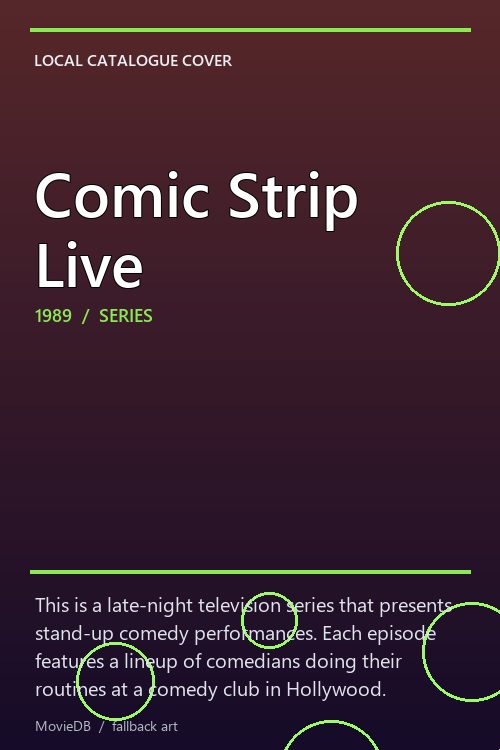 Comic Strip Live poster