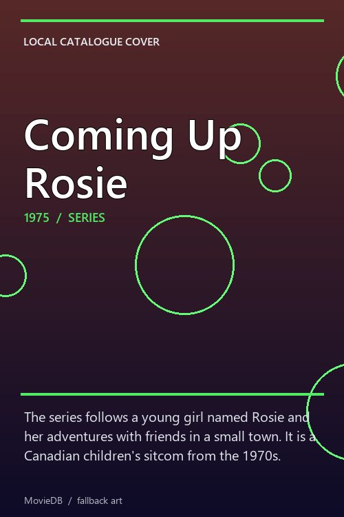 Coming Up Rosie poster