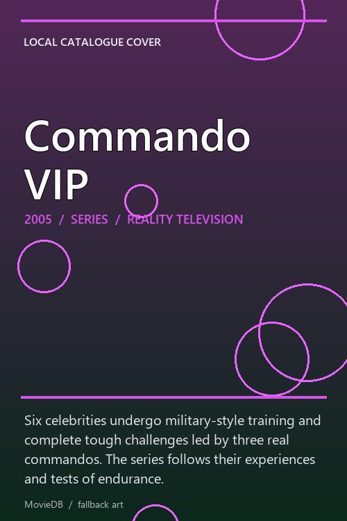 Commando VIP poster